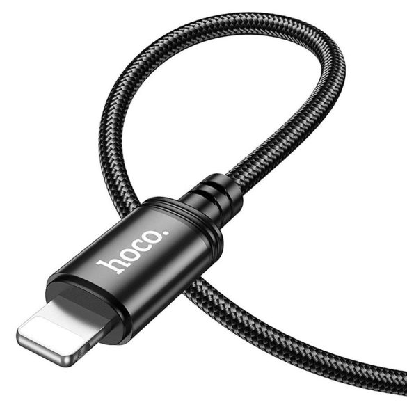 Hoco X91 USB-A - Lightning kábel 2.4A 3m - fekete