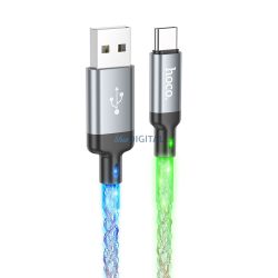 HOCO kábel USB-A - C típus 3A 3A U112 1 m szürke