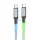 HOCO C típusú kábel C típusú C típusú kábelre 3A 60W U112 1 m szürke