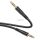 Hoco UPA24 AUX kábel 3.5mm jack - 3.5mm jack 1m - fekete Hoco UPA24 AUX kábel 3.5mm jack - 3.5mm jack 1m - fekete