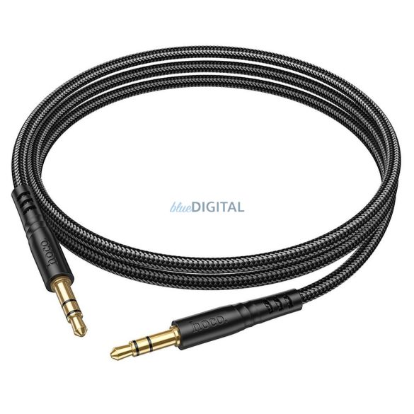 Hoco UPA24 AUX kábel 3.5mm jack - 3.5mm jack 1m - fekete