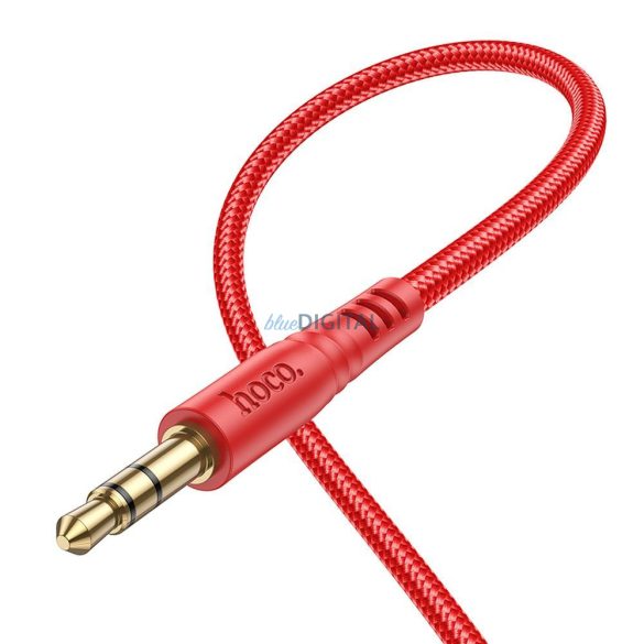 Hoco UPA24 AUX kábel 3.5mm jack - 3.5mm jack 1m - piros