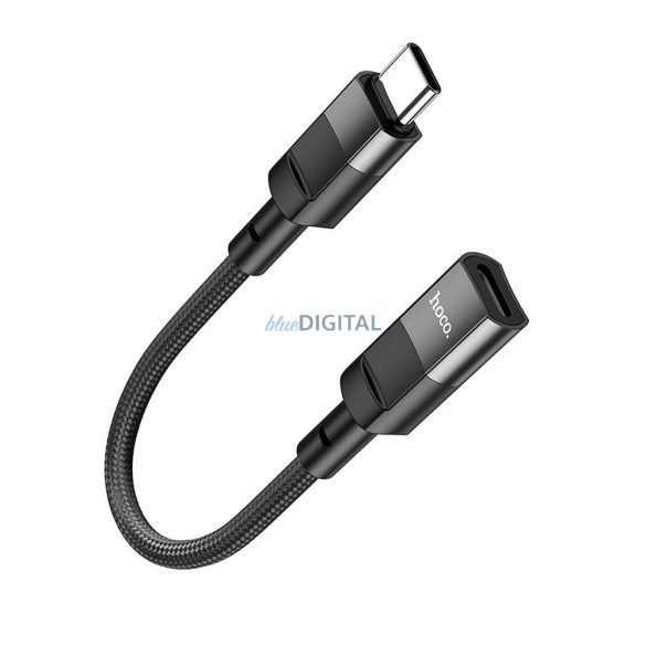 Hoco U107 Type-C - Lightning adapter 3A - fekete