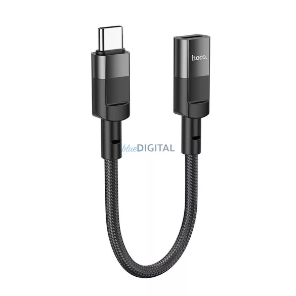 Hoco U107 Type-C - Lightning adapter 3A - fekete
