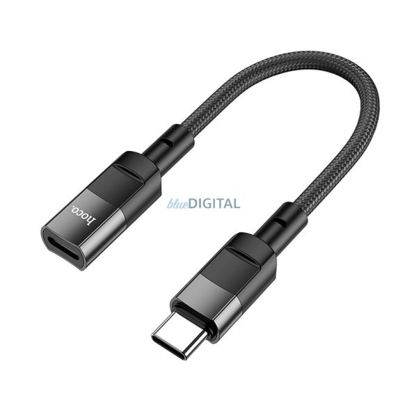 HOCO adapter Type-C (férfi) iPhone Lightning 8-pins (női) U107 10cm fekete