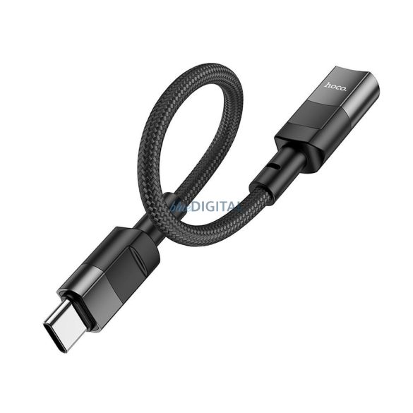 Hoco U107 Type-C - Lightning adapter 3A - fekete