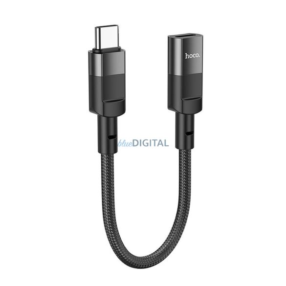 Hoco U107 Type-C - Lightning adapter 3A - fekete