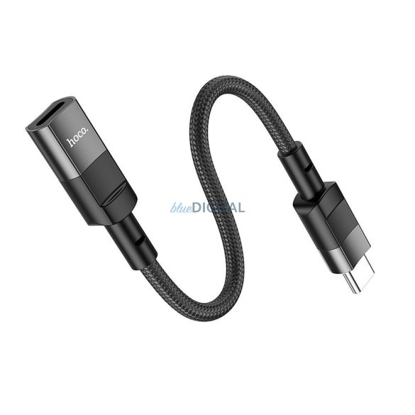 Hoco U107 Type-C - Lightning adapter 3A - fekete