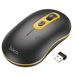   HOCO vezeték nélküli egér 2,4G DPI 1600 Platinium GM21 fekete