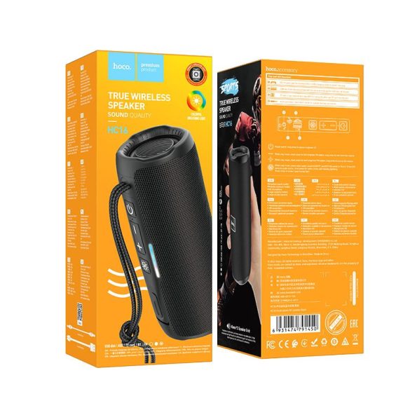 HOCO hangszóró bluetooth HC16 Vocal sport fekete