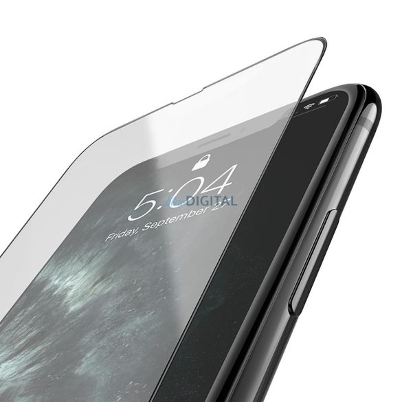 HOCO edzett üveg HD 5D védőpajzs (10 az 1-ben) -iPhone Xr / 11 fekete (G14)