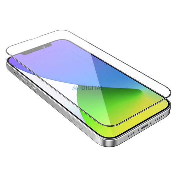 HOCO edzett üveg HD 5D védőpajzs (10 az 1-ben) -iPhone 12 / 12 Pro fekete (G14)