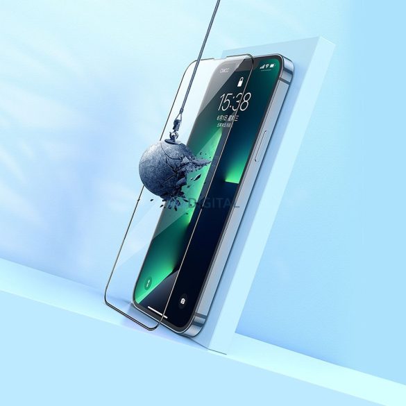 HOCO edzett üveg HD 5D védőpajzs (10 az 1-ben) -iPhone 12 / 12 Pro fekete (G14)