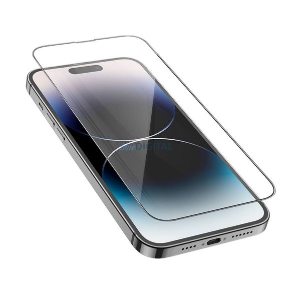 HOCO edzett üveg HD 5D védőpajzs (10 az 1-ben) - iPhone 14 Pro Max fekete (G14)
