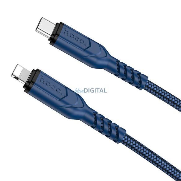HOCO kábel Type-C kábel iPhone Lightning 8-pin PD 20W VICTORY X59 1m kék
