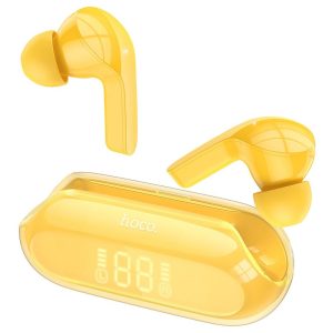 HOCO bluetooth fülhallgató Bright true ENC EW39 sárga