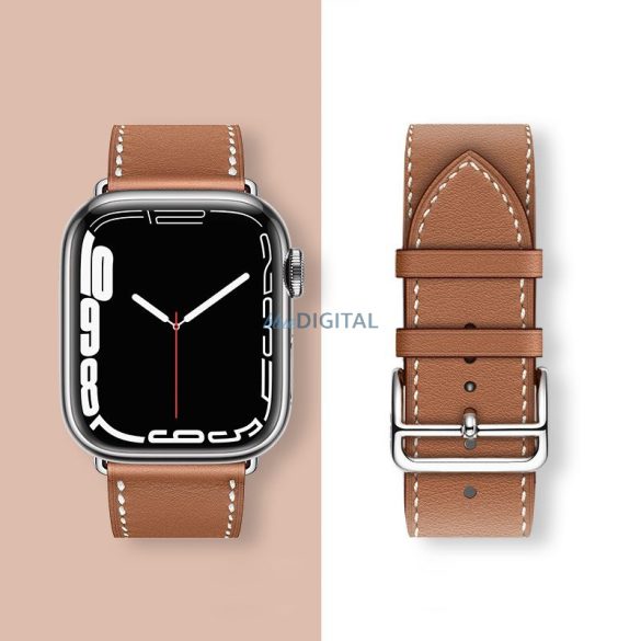 HOCO szíj Apple Watch 38/40/41mm elegáns bőr WA17 barna