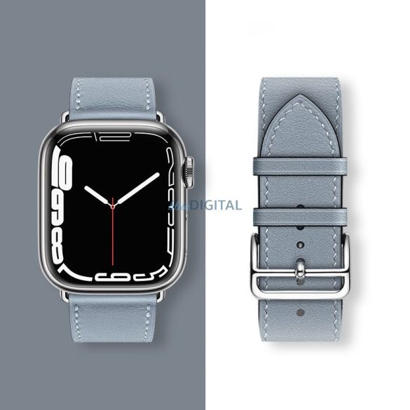 HOCO szíj Apple Watch 42/44/45/49mm-es Apple Watch Elegáns bőr WA17 sötétszürke