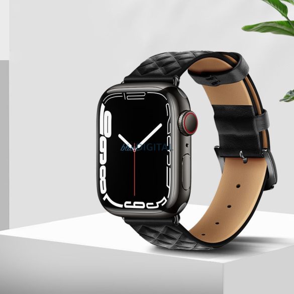 HOCO szíj Apple Watch 38/40/41mm Elegáns bőr WA18 fekete