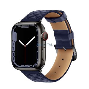 HOCO szíj Apple Watch 38/40/41mm elegáns bőr WA18 éjkék