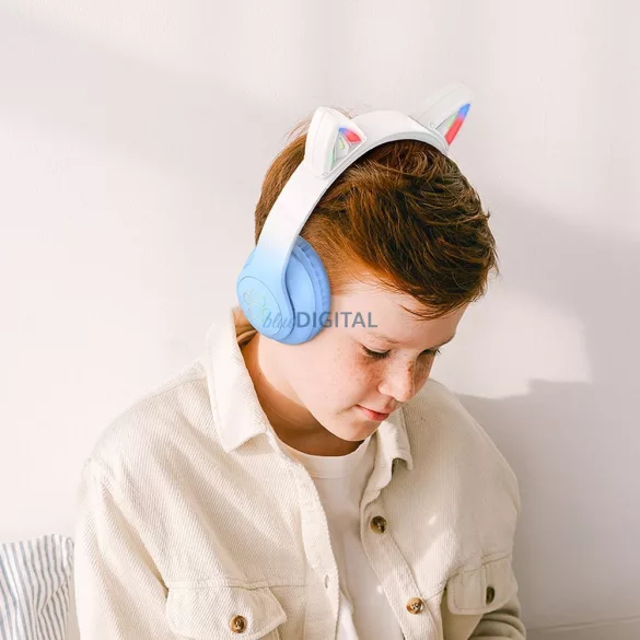 HOCO fejhallgató bluetooth W42 macskafül cseresznyevirág