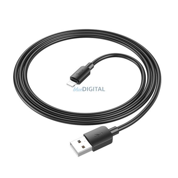 HOCO kábel USB do iPhone Lightning 8 pólusú Hyper 2,4A X96 fekete