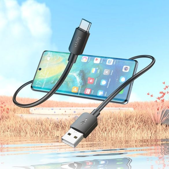 HOCO kábel USB Type-C Hyper PD 27W X96 fekete