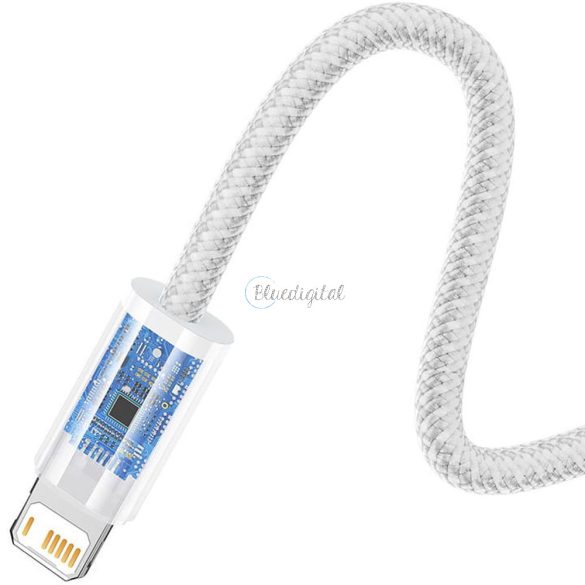 Baseus Cable USB Apple Lightning 8-Pin 2,4A dinamikus Series CALD000402 1M fehér