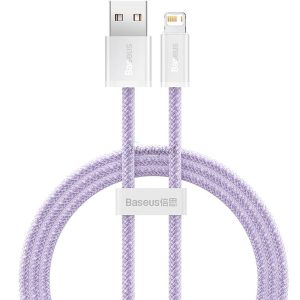 Baseus Cable USB Apple Lightning 8-Pin 2,4A dinamikus Series Cald000405 1m lila