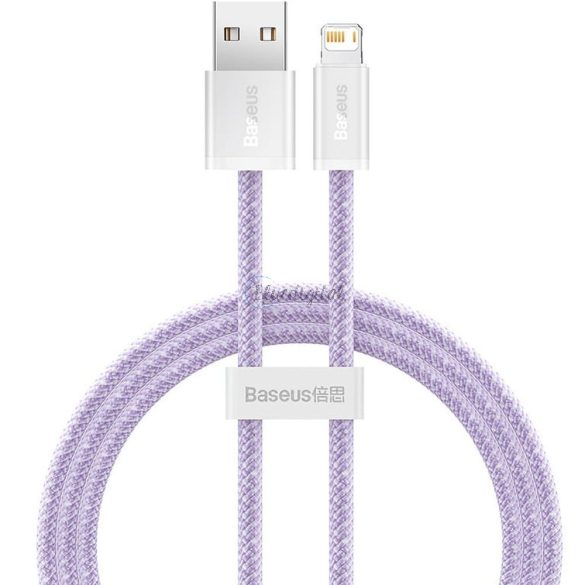 Baseus Cable USB Apple Lightning 8-Pin 2,4A dinamikus Series Cald000405 1m lila