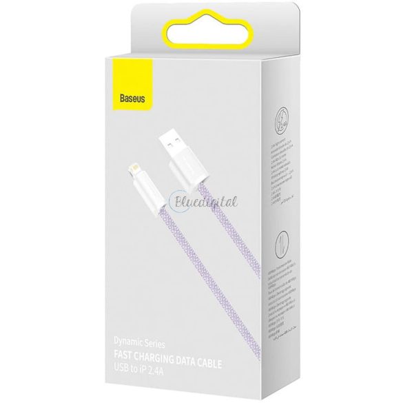 Baseus Cable USB Apple Lightning 8-Pin 2,4A dinamikus Series Cald000405 1m lila