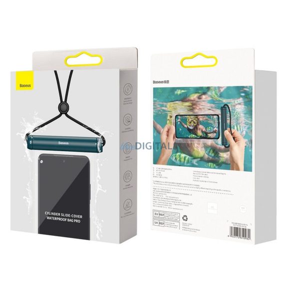 BASEUS hengeres csúszófedeles vízálló táska pro kék FMYT000003