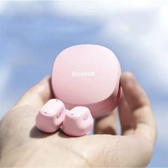 BASEUS Encok True Wireless fülhallgató WM01 rózsaszín NGWM01-04