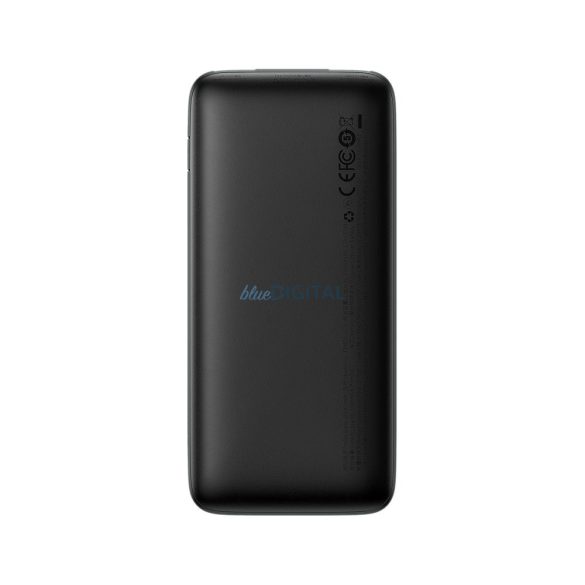 Power Bank BASEUS Bipow Pro Overseas Edition - 10 000mAh Gyorstöltés PD 20W kábellel USB-Type-C PPBD040201 fekete