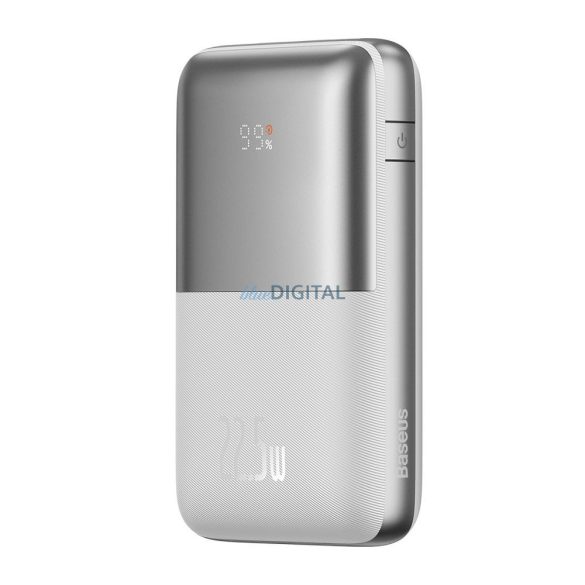 Power Bank BASEUS Bipow Pro - 20 000mAh Gyorstöltés PD 22,5W PPBD040302 fehér