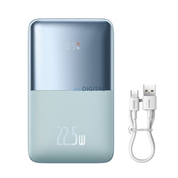 Power Bank BASEUS Bipow Pro - 20 000mAh Gyorstöltés PD 22,5W PPBD040303 kék