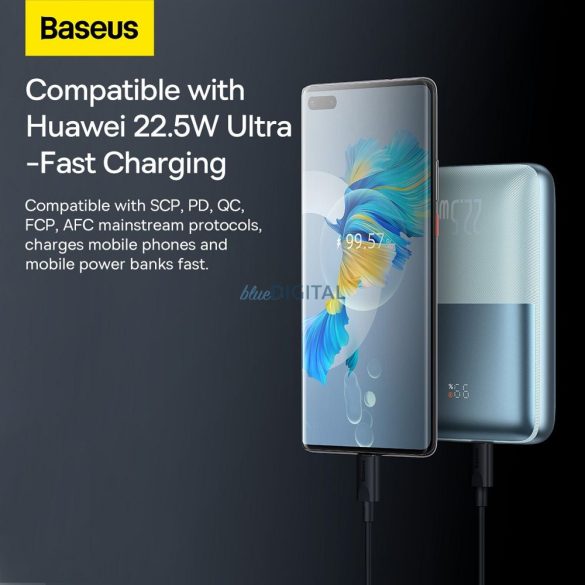 Power Bank BASEUS Bipow Pro - 20 000mAh Gyorstöltés PD 22,5W PPBD040303 kék