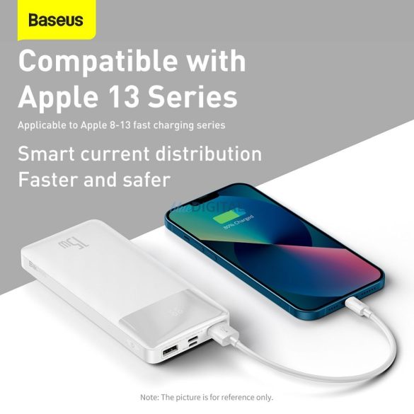 Power Bank BASEUS Bipow - 10 000mAh LCD gyorstöltés PD 15W PPBD050002