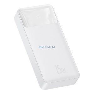 Power Bank BASEUS Bipow - 20 000mAh LCD gyorstöltés PD 15W PPBD050102 fehér