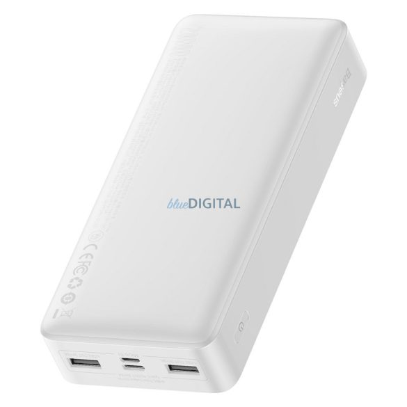 Power Bank BASEUS Bipow - 20 000mAh LCD gyorstöltés PD 15W PPBD050102 fehér