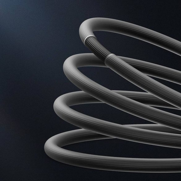 BASEUS kábel Type-C kábel Apple Lightning 8-pin CoolPlay gyors töltés 20W 1m fekete CAKW000001