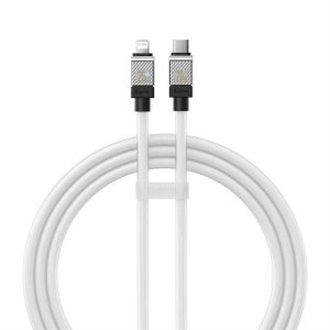 BASEUS kábel Type-C kábel Apple Lightning 8-pin CoolPlay gyors töltés 20W 1m fehér CAKW000002