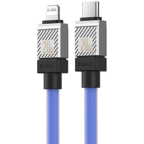 BASEUS kábel Type-C kábel Apple Lightning 8-pin CoolPlay gyors töltés 20W 1m kék CAKW000003