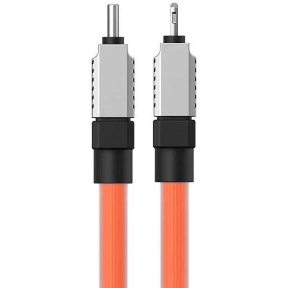 BASEUS kábel Type-C kábel Apple Lightning 8-tűs CoolPlay gyors töltés 20W 1m narancssárga CAKW000007