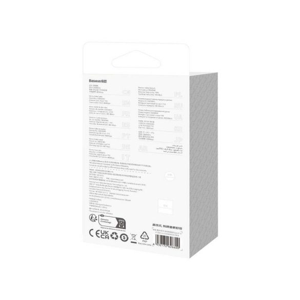 BASEUS kábel Type-C kábel Apple Lightning 8-tűs CoolPlay gyors töltés 20W 2m fekete CAKW000101