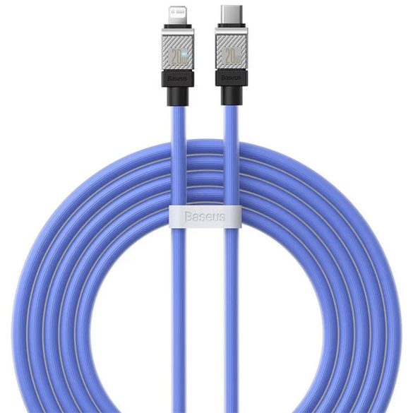 BASEUS kábel Type-C kábel Apple Lightning 8-pin CoolPlay gyors töltés 20W 2m kék CAKW000103