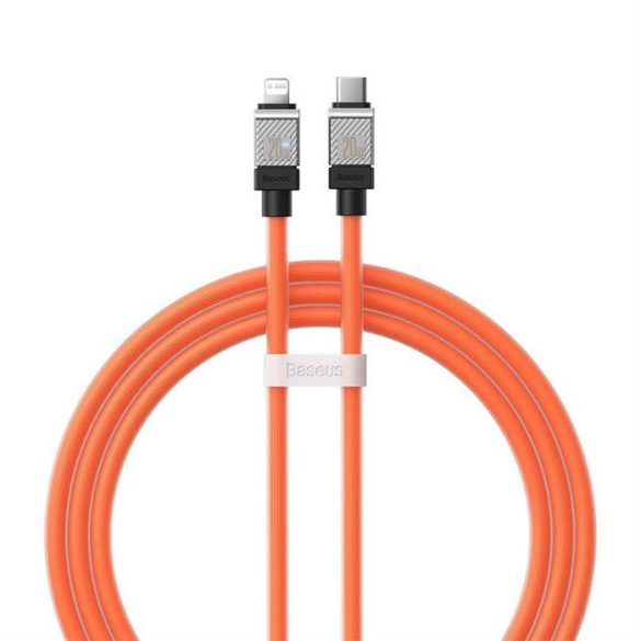BASEUS kábel Type-C kábel Apple Lightning 8-tűs CoolPlay gyors töltés 20W 2m narancssárga CAKW000107