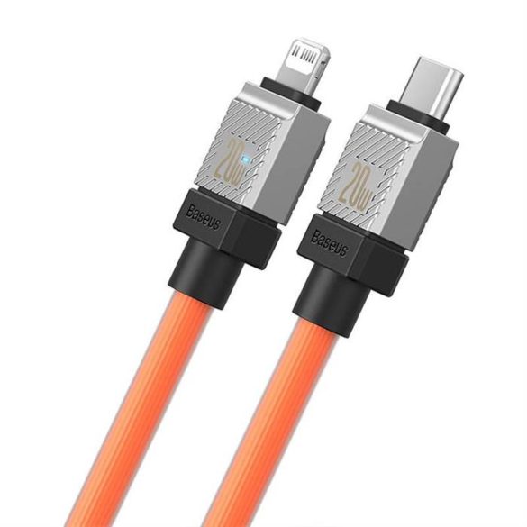 BASEUS kábel Type-C kábel Apple Lightning 8-tűs CoolPlay gyors töltés 20W 2m narancssárga CAKW000107