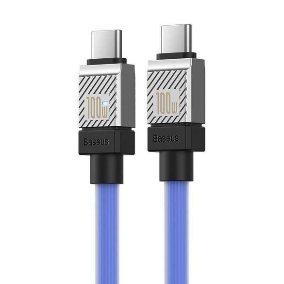 BASEUS kábel Type-C Type-C CoolPlay gyors töltés 100W 2m kék CAKW000303