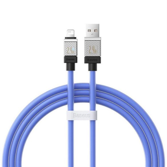 BASEUS kábel USB és Apple Lightning 8-pin CoolPlay 2,4A 1m kék CAKW000403